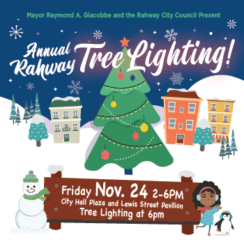 Annual Rahway Tree Lighting - November 24, 2:00-6:00 PM