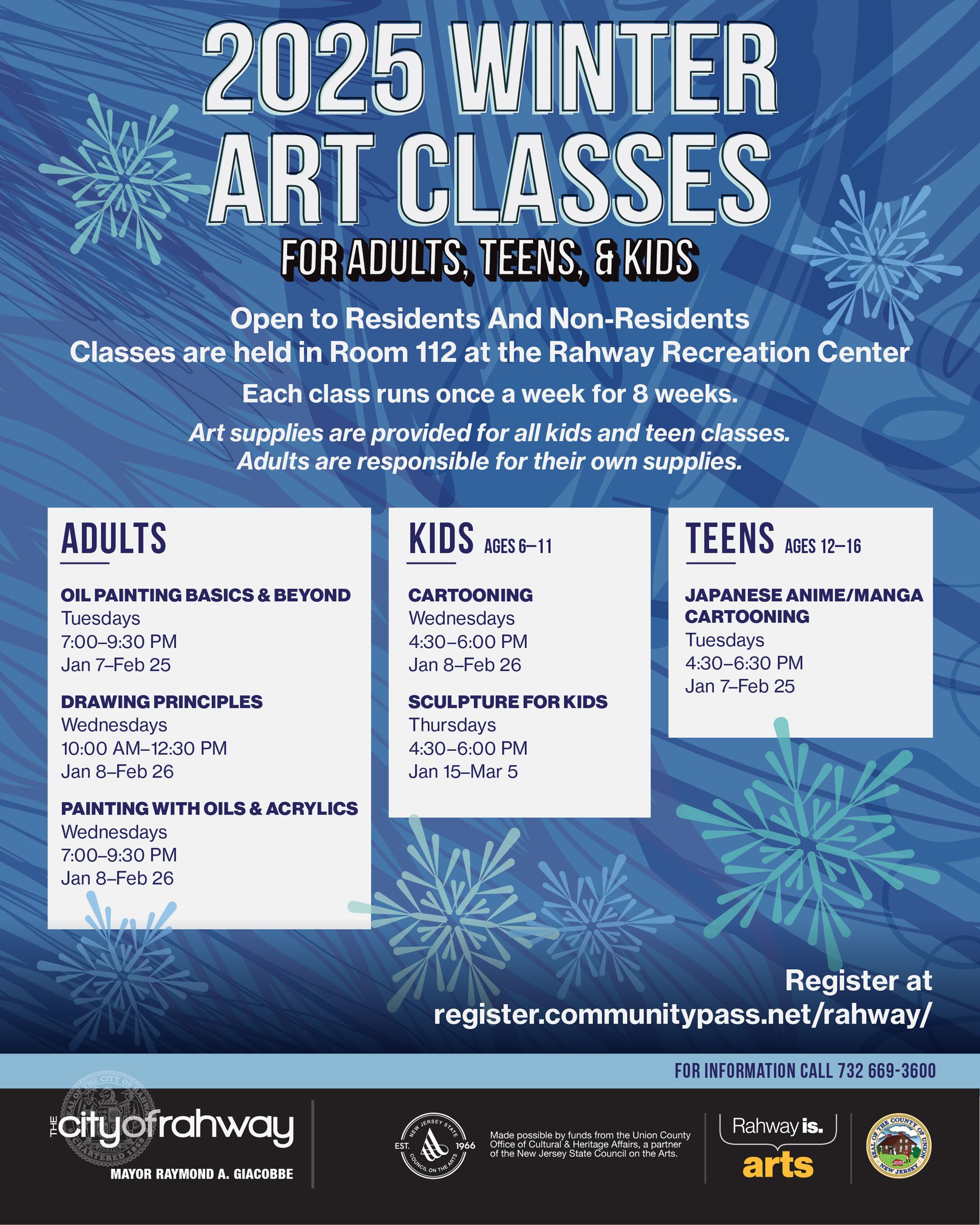 COR_Rec Center_2025_ArtClasses_Winter_Social